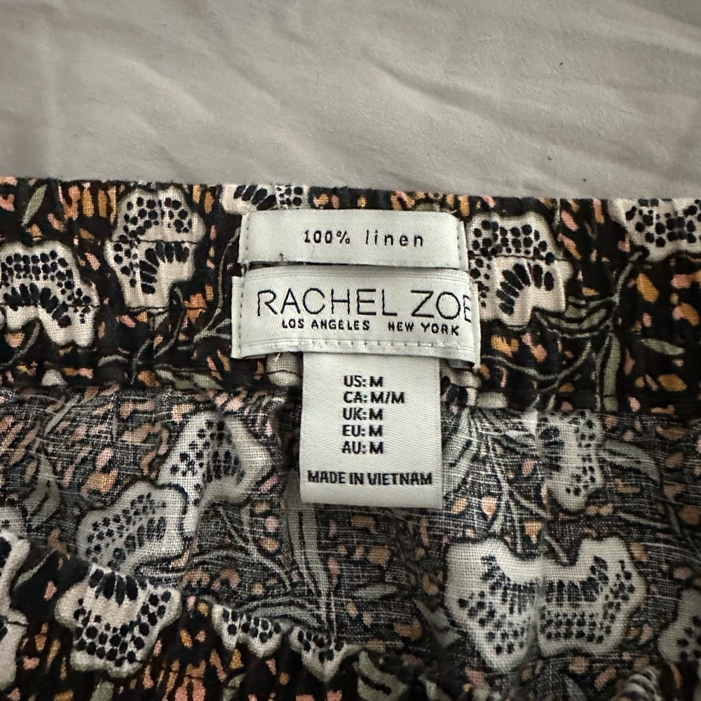 Rachel Zoe Bohemian 100% Linen Skirt with pockets - Picture 2 of 6